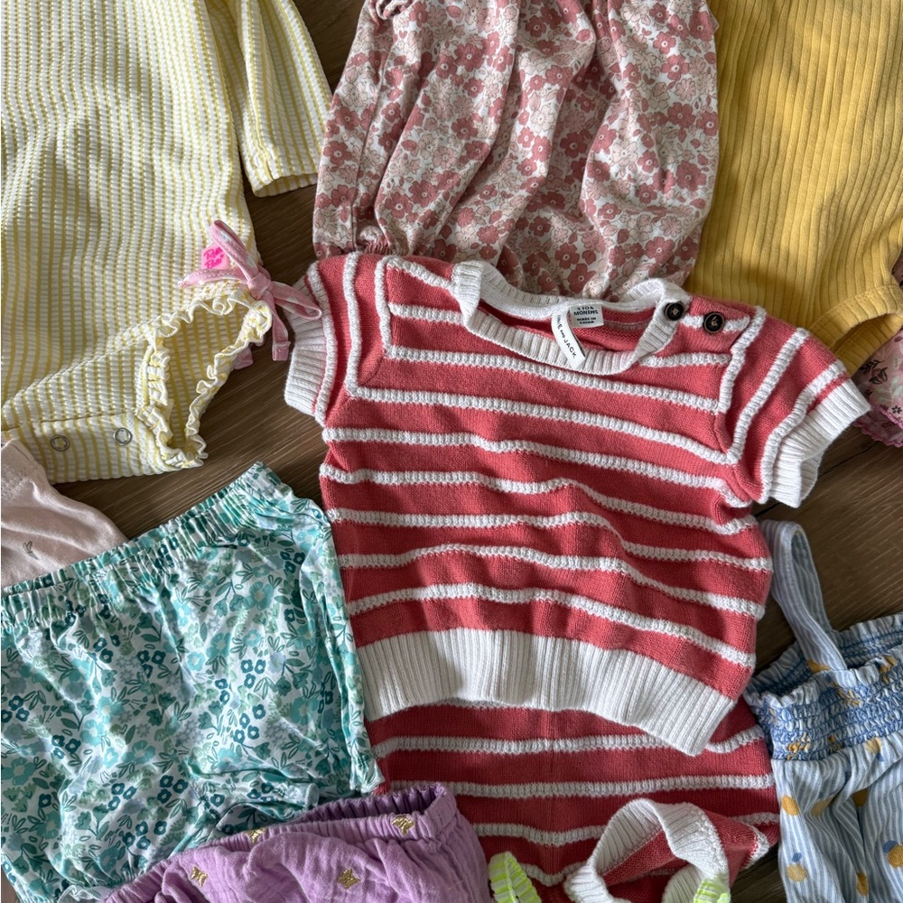 16 pc 3-6 month baby girl clothing bundle